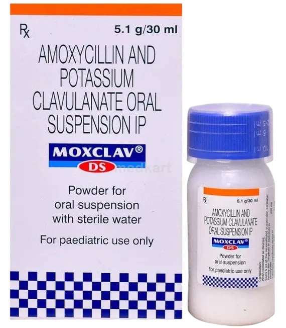 moxclav ds 457mg oral suspension 30 ml